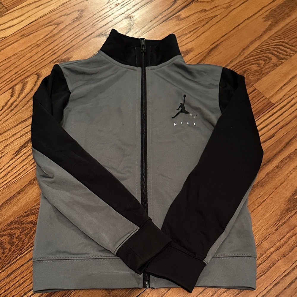 Nike Gray and Black Track Jacket
